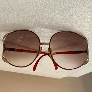 CHRISTIAN DIOR 1980 VINTAGE  2250 Large Butterfly Sunglasses